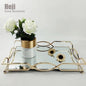 Decorative tray, vanity tray, perfume tray, mirror tray