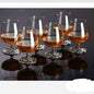 6pcs clear cognac glasses