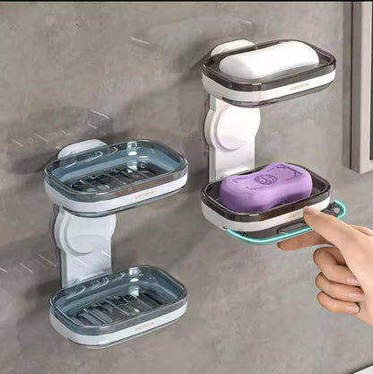 Double soap holder