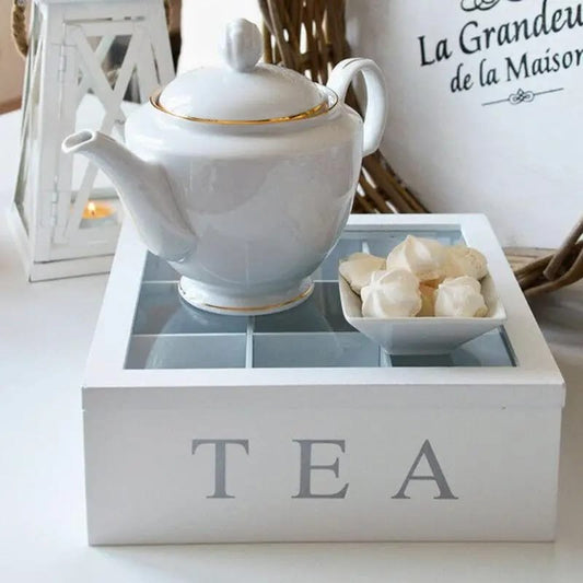 Bamboo Tea Bag Organizer