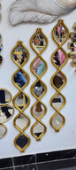3Pcs Spiral Teardrop Decorative Mirror