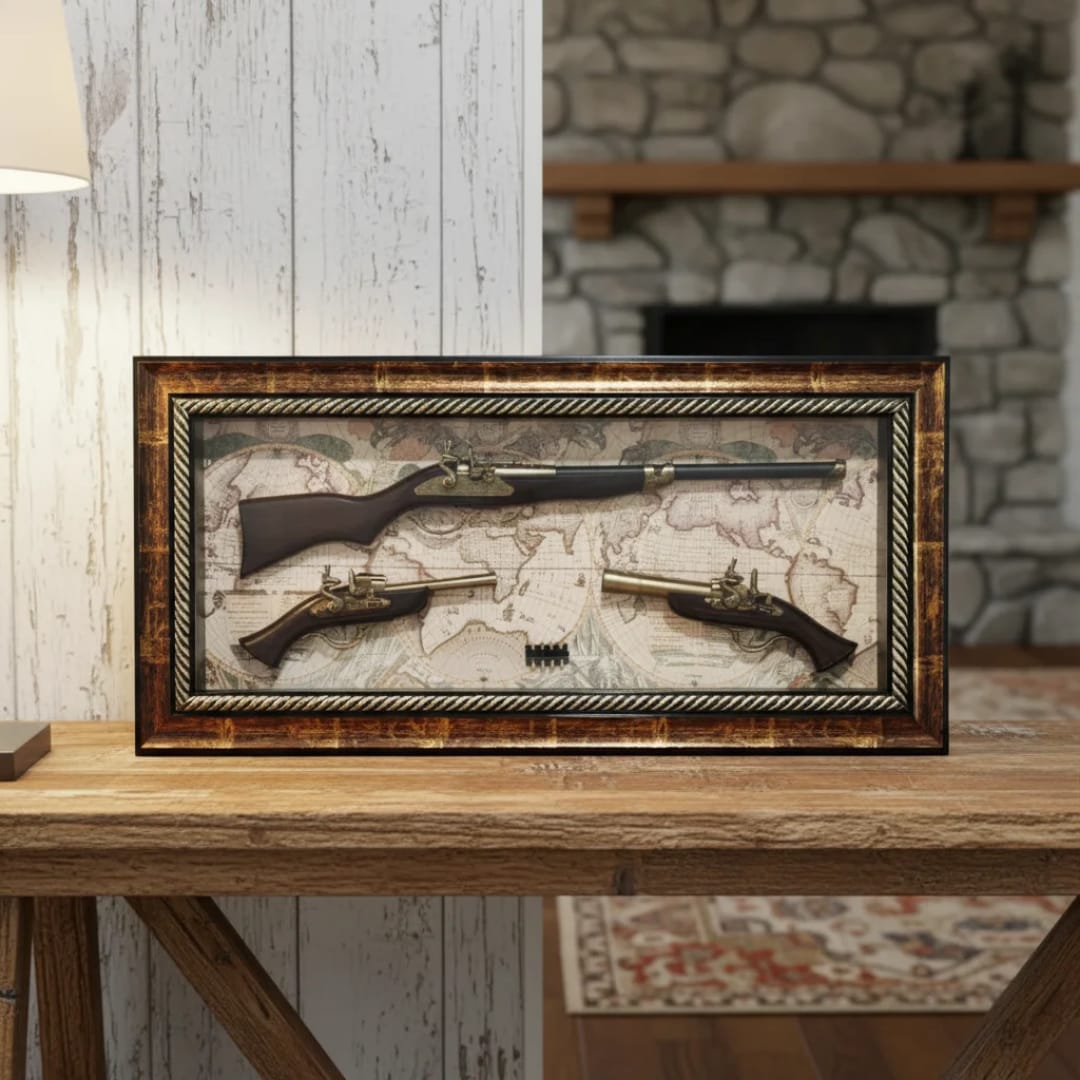 Vintage Wooden gun frame