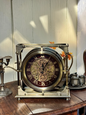 Desk top vintage real moving gears clock 16000 only
