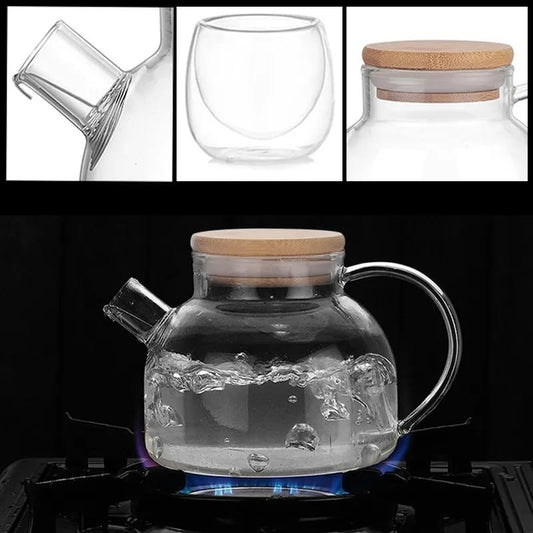 Heat resistant glass, coffee tea pot
