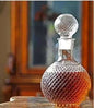Paradise Beach Liquor Decanter, Glass Decanter with Airtight Stopper, Decanter Bottle for Whiskey, Brandy, Scotch, Vodka,