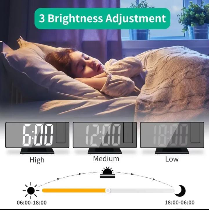 Projector alarm clock