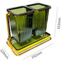 Acrylic Home basis 2slot cutlery Holder